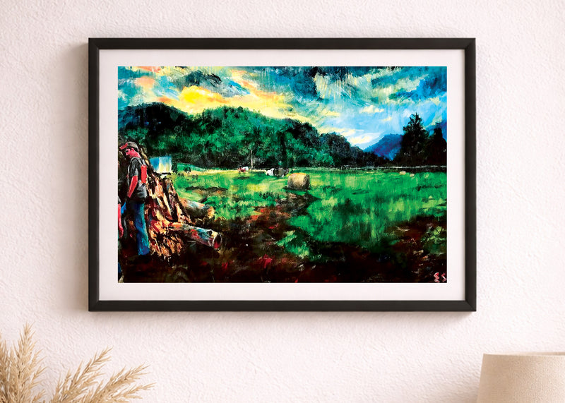 Before the Bonfire, 8x12