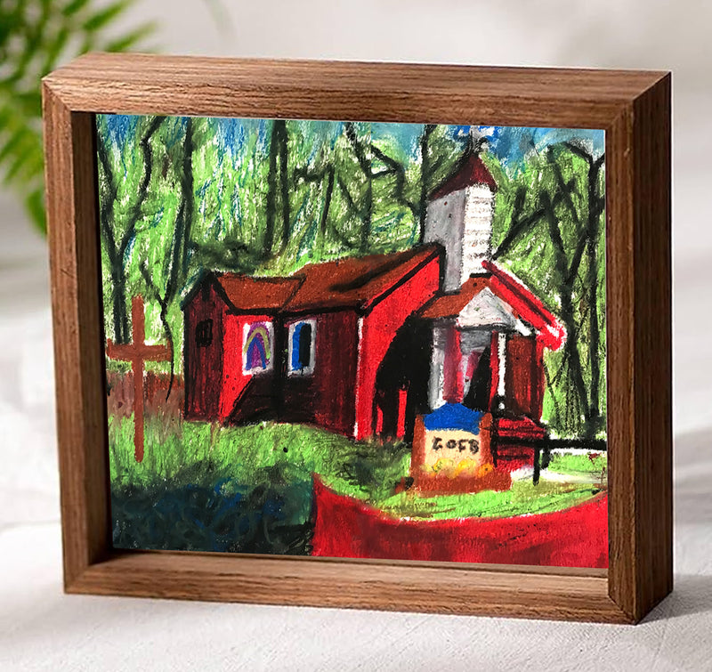 Crab Orchard Church, 5x7