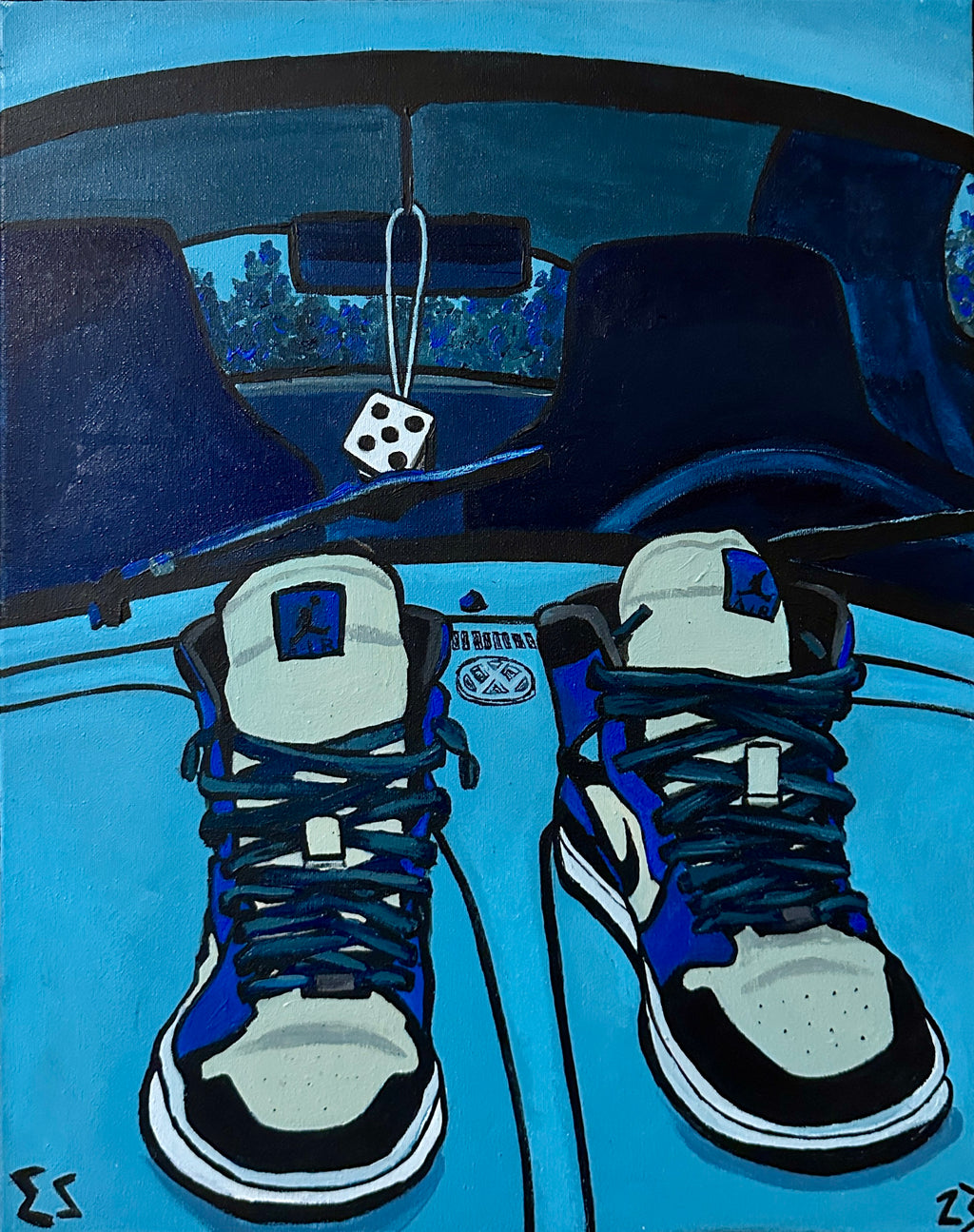 4 Canvas Series "VW's and Shoes"