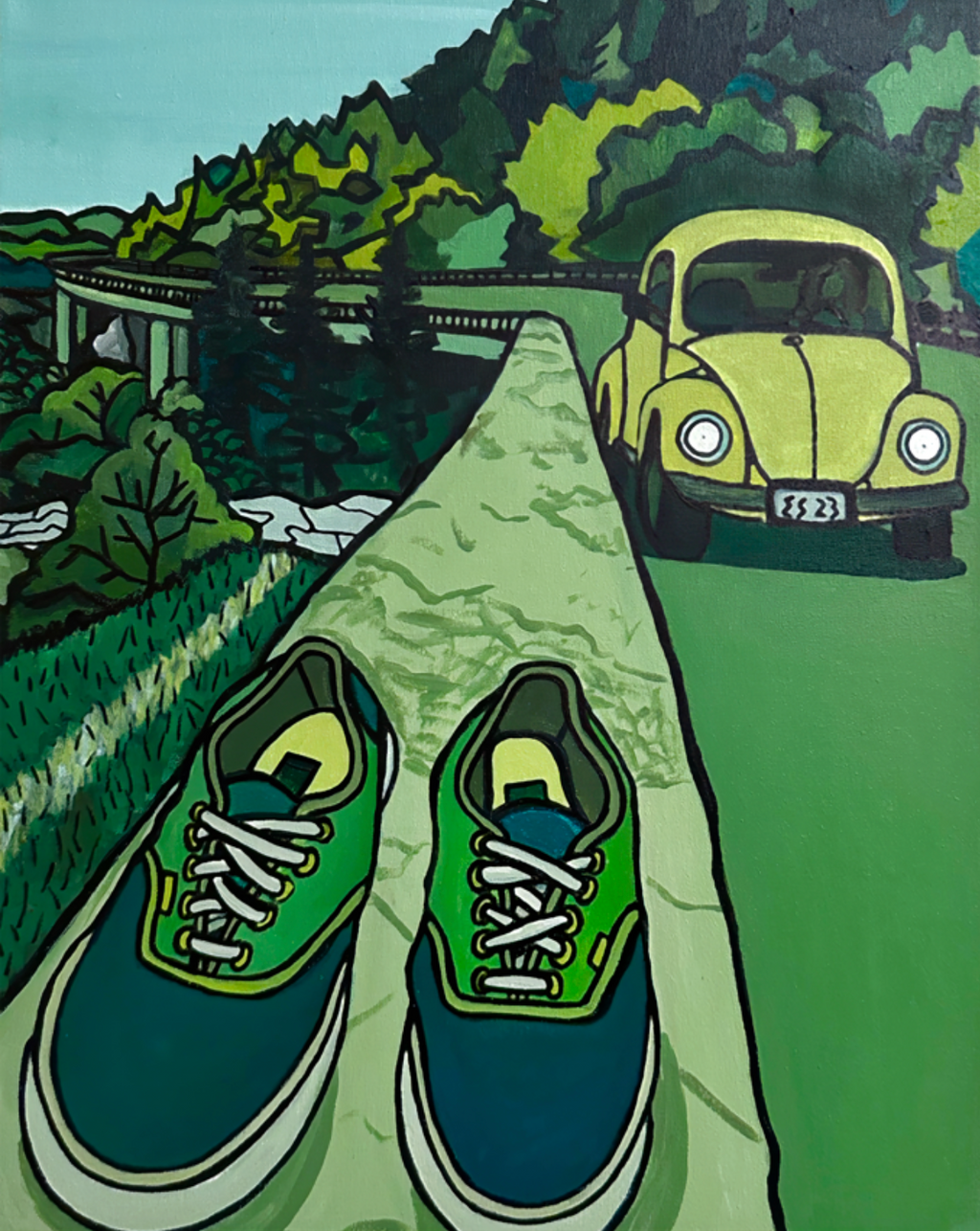 4 Canvas Series "VW's and Shoes"