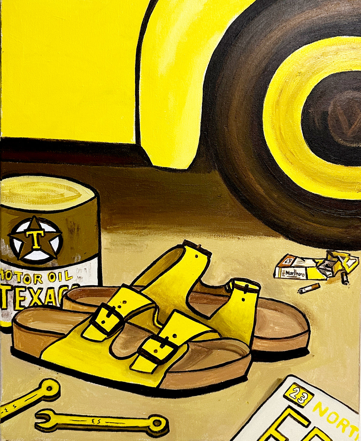 4 Canvas Series "VW's and Shoes"