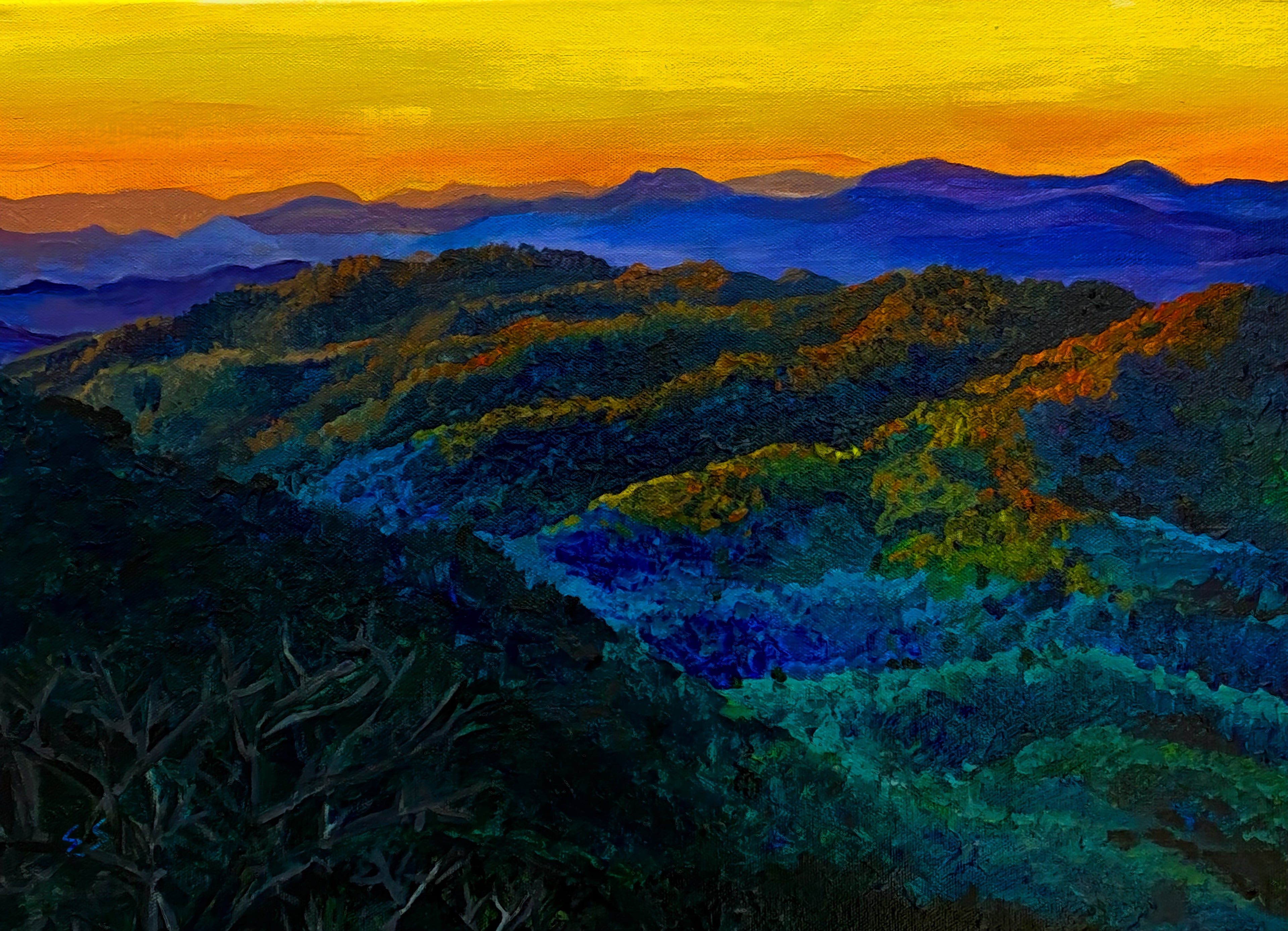 Blue Ridge Sunrise Print